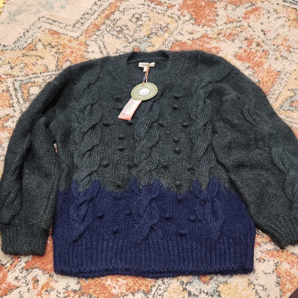 Nwt The Sunday Collective 10/11 Alpaca Wool Kids Boys Sweater
